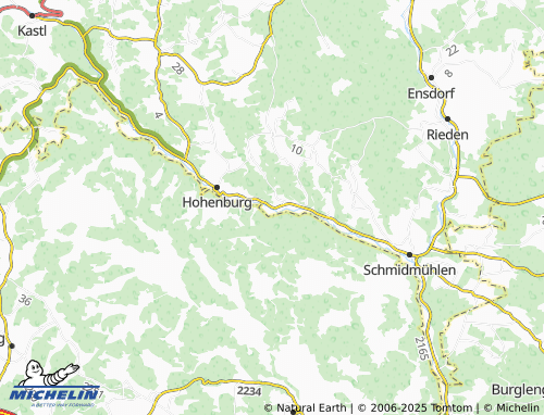 MICHELIN-Landkarte Adertshausen - ViaMichelin