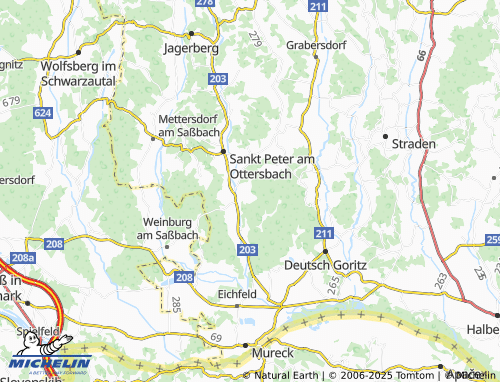 MICHELIN Glauning map - ViaMichelin