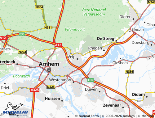 Mappa MICHELIN Velp - ViaMichelin