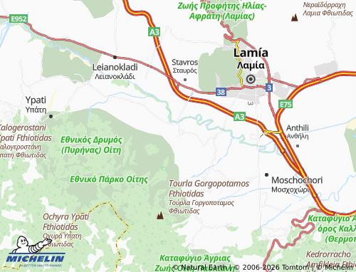 MICHELIN Kostalexis map - ViaMichelin