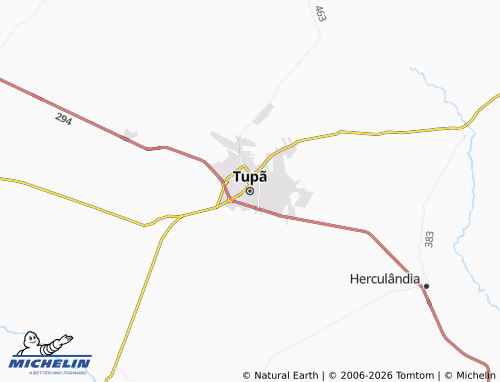 Mapa MICHELIN Tupã - ViaMichelin