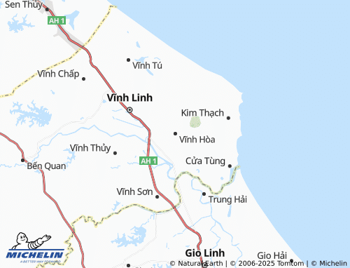 Carte MICHELIN Vĩnh Hòa - ViaMichelin