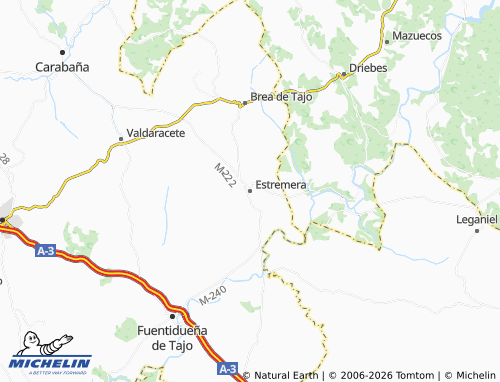 Mappa MICHELIN Estremera - ViaMichelin