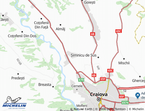 Mappa MICHELIN Ișalnița - ViaMichelin