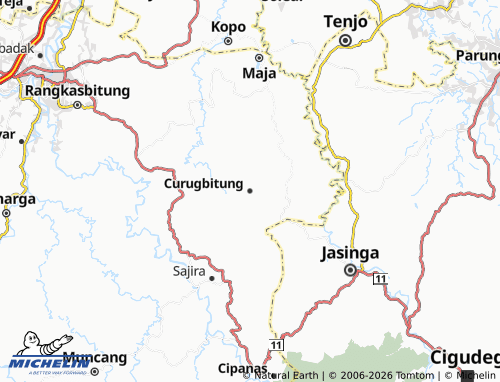 Mapa MICHELIN Curugbitung - ViaMichelin