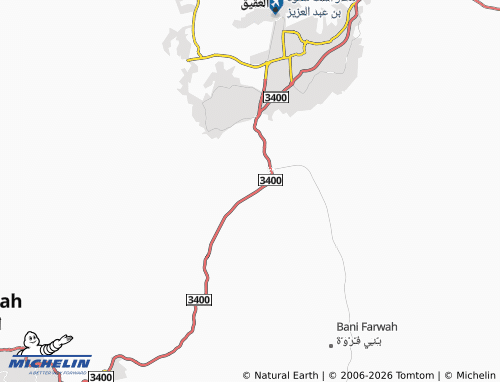 MICHELIN-Landkarte Jami'at al-Bahah - ViaMichelin
