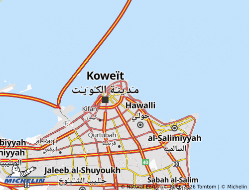 MICHELIN Bneid Al Qar map - ViaMichelin