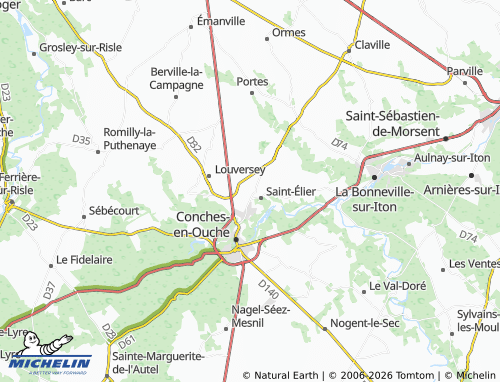 Mappa MICHELIN Burey - ViaMichelin