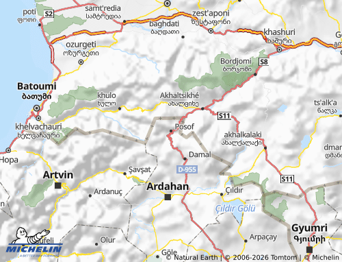 MICHELIN-Landkarte Posof - ViaMichelin