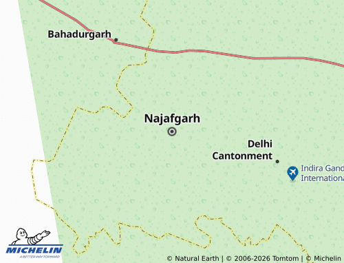 MICHELIN Najafgarh map - ViaMichelin