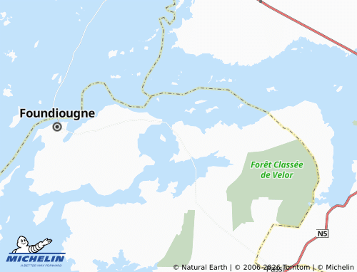 Mappa MICHELIN Guagué Chérif - ViaMichelin