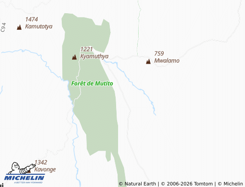 Mapa MICHELIN Mutitu - ViaMichelin