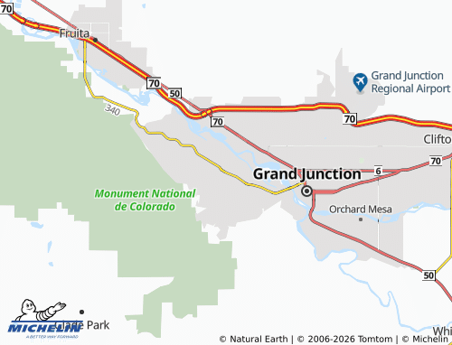 Mappa MICHELIN Redlands - ViaMichelin
