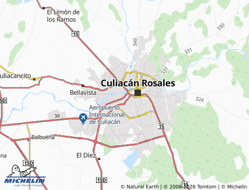 MICHELIN Las Moras Pueblito map - ViaMichelin