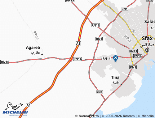 Mappa MICHELIN Seedi Naseer - ViaMichelin