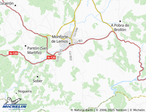 Mapa MICHELIN A Chá - ViaMichelin