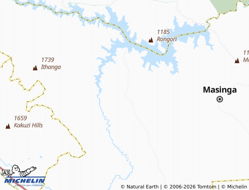 MICHELIN Ekarakara map - ViaMichelin