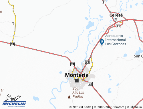 Carte MICHELIN El Vidrial - ViaMichelin