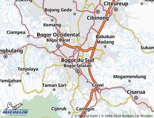 MICHELIN Babakan map - ViaMichelin