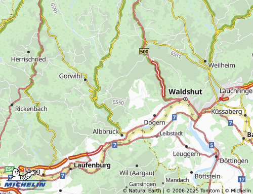 MICHELIN Birndorf map - ViaMichelin