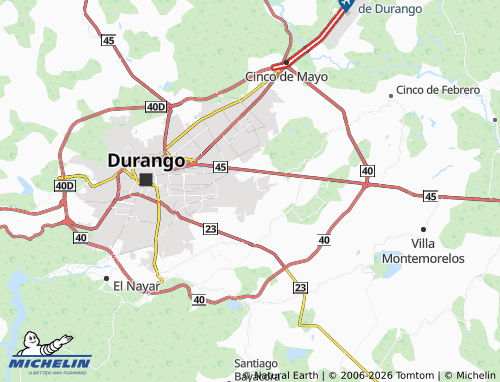 Mappa MICHELIN Lázaro Serrano Montes - ViaMichelin