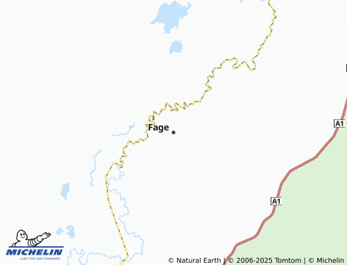 MICHELIN Fage map - ViaMichelin
