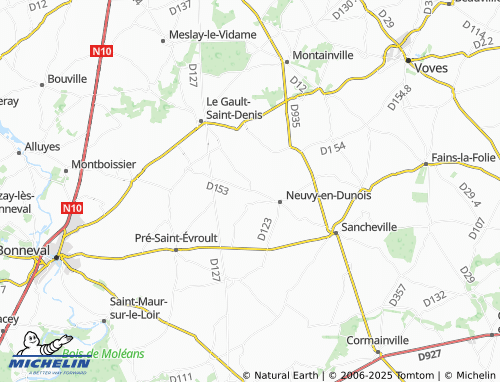Carte MICHELIN Jonville - ViaMichelin