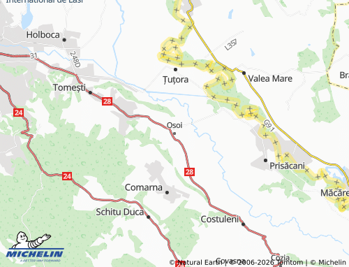 MICHELIN Osoi map - ViaMichelin