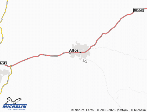 Mapa MICHELIN Baixão de São José - ViaMichelin