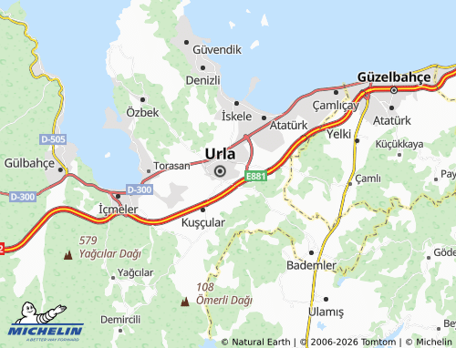 MICHELIN Camiatik map - ViaMichelin