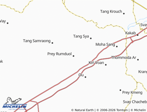 Mappa MICHELIN Prey Rumduol - ViaMichelin