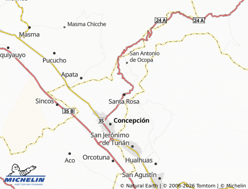MICHELIN Santa Rosa map - ViaMichelin