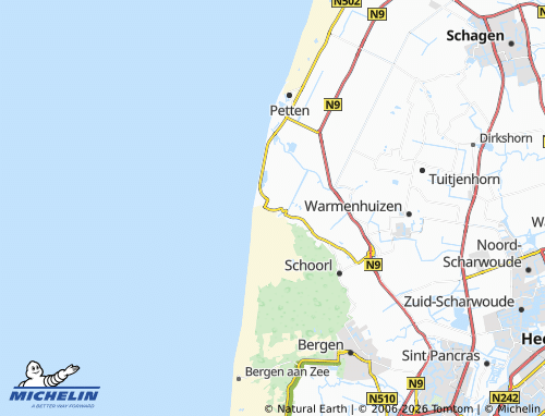 Mapa MICHELIN Camperduin - ViaMichelin