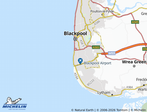 Carte MICHELIN South Shore - ViaMichelin