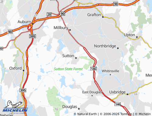 Mapa MICHELIN Sutton - ViaMichelin
