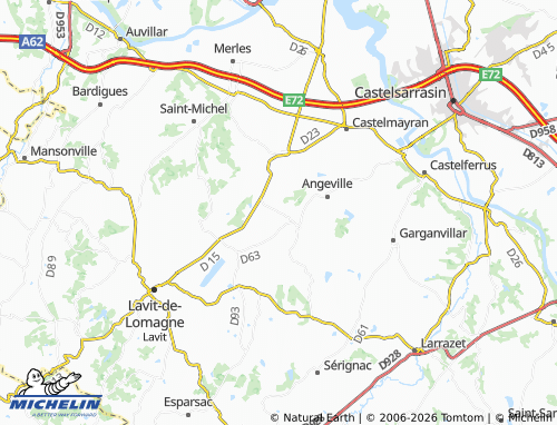 Mappa MICHELIN Saint-Arroumex - ViaMichelin