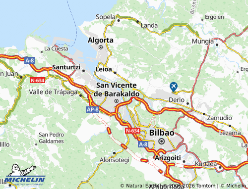 MICHELIN Altzaga map - ViaMichelin