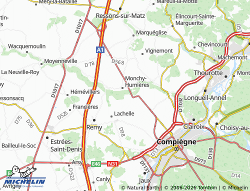 Mappa MICHELIN Baugy - ViaMichelin
