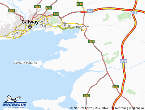 MICHELIN Garraun Lower map - ViaMichelin