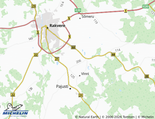 Carte MICHELIN Karkuse - ViaMichelin