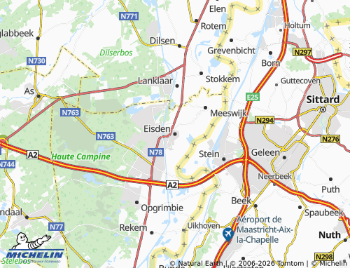 Mappa MICHELIN Eisden - ViaMichelin
