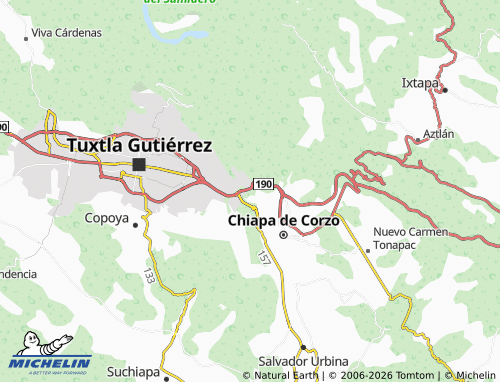 Carte MICHELIN Santa Bárbara - ViaMichelin