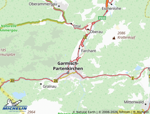 MICHELIN Burgrain map - ViaMichelin