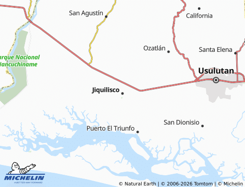 Mappa MICHELIN Jiquilisco - ViaMichelin