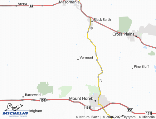 MICHELIN Vermont map - ViaMichelin