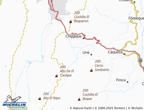 Carte MICHELIN Potrero Grande - ViaMichelin