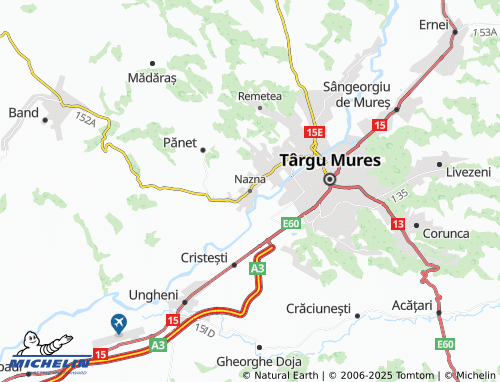 Mapa MICHELIN Nazna - ViaMichelin