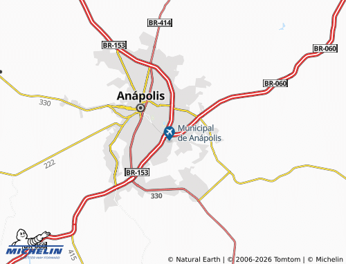 Mapa MICHELIN Setor Tropical - ViaMichelin