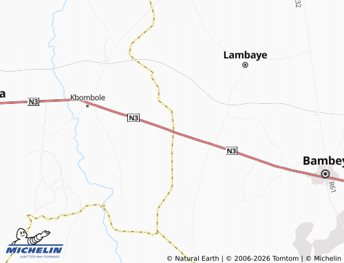 Mappa MICHELIN Kaba Diak - ViaMichelin