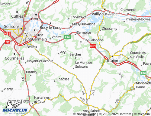 MICHELIN Serches map - ViaMichelin